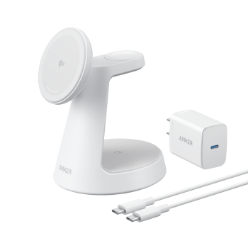 Refurbished Anker MagGo Wireless Charging Station (3-in-1, Dock Stand)