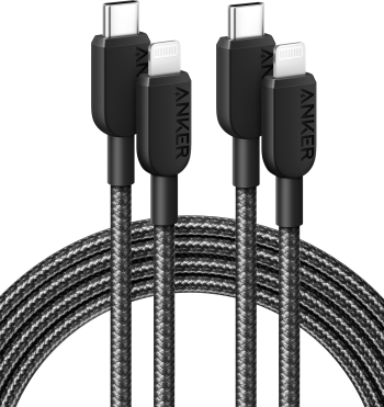 Anker 310 USB-C to Lightning Cable (6 ft, 2-Pack)