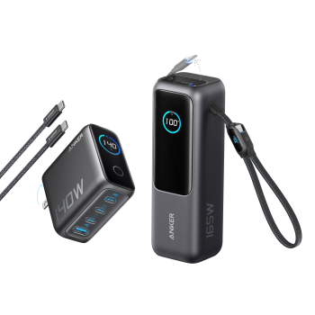 Bundle: Anker Laptop Power Bank and Anker Laptop Charger