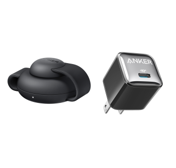 Anker MagGo Wireless Charging Station (3-in-1, Foldable Pad) and Anker Nano Charger (20W)