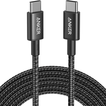 New Nylon USB-C to USB-C 100W Cable (10 ft)